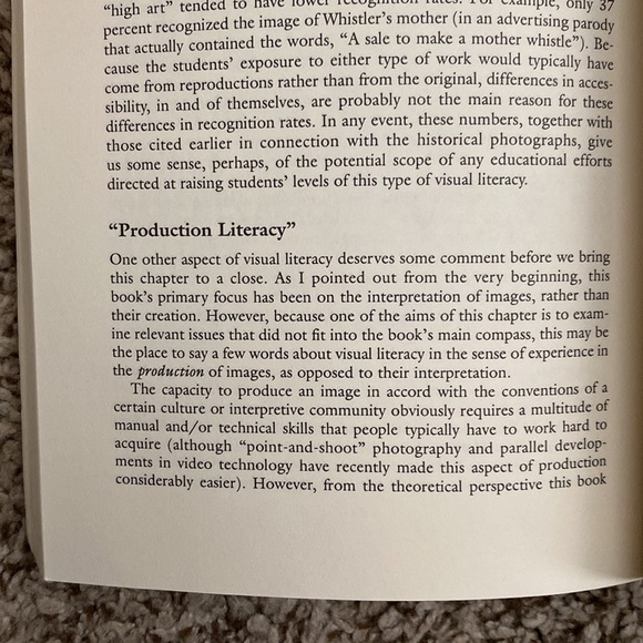 Visual Literacy Image, Mind, and Reality by Paul Messaris ©️ 1994 book - Picture 11 of 14